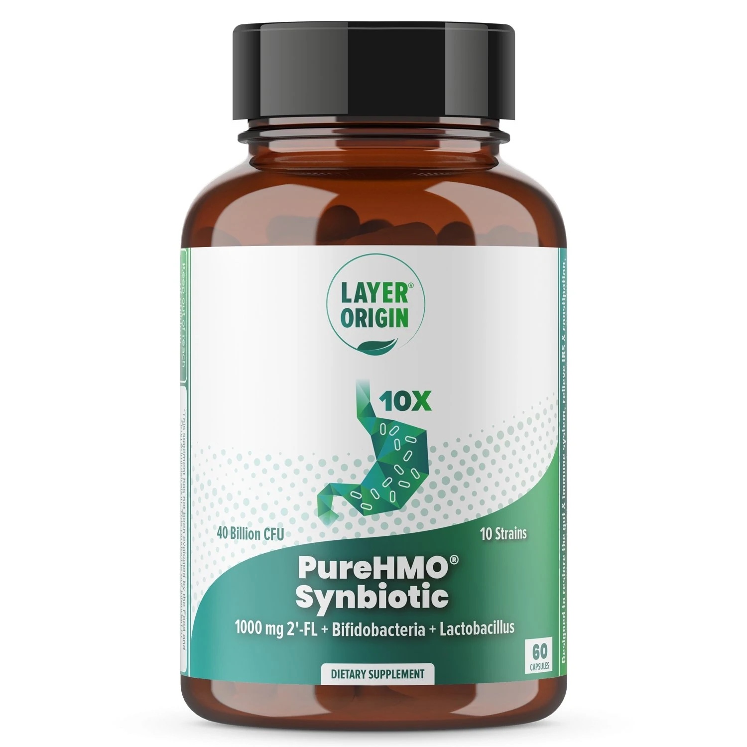 PureHMO Synbiotic - Prebiotic & Probiotic Combo - Kombination von Probiotika und Präbiotika